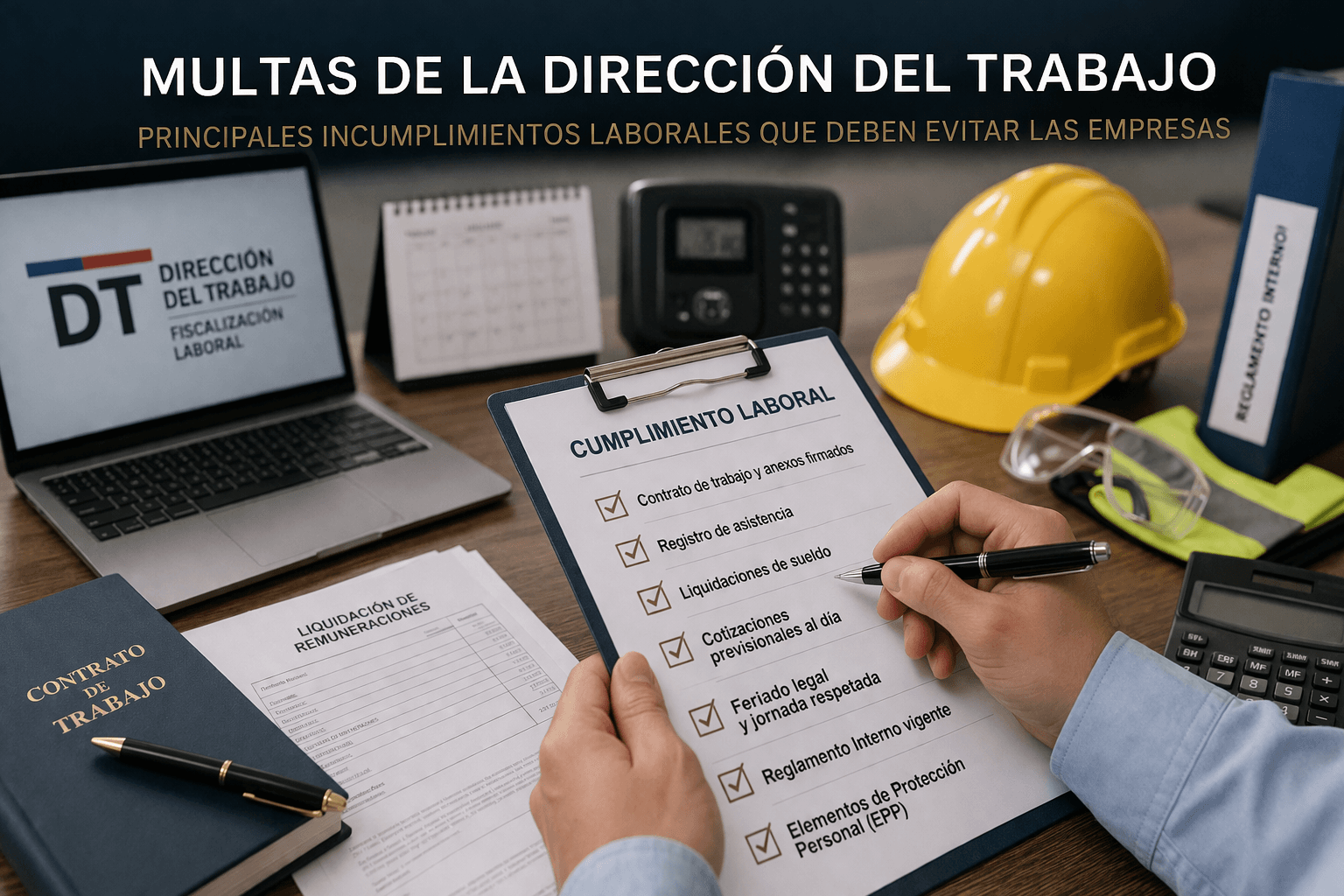 Principales incumplimientos laborales que terminan en multas de la Dirección del Trabajo