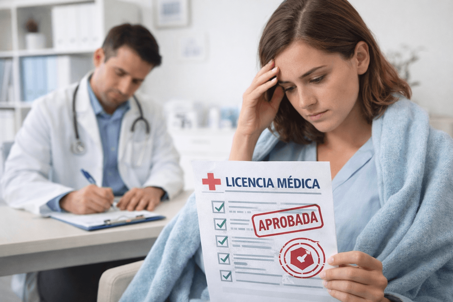 Proceso de emisión y revisión de una licencia médica, que refleja las obligaciones del empleador en su correcta recepción, tramitación y respeto del reposo laboral del trabajador, aspectos clave para el cumplimiento normativo y la prevención de contingencias laborales en la empresa.